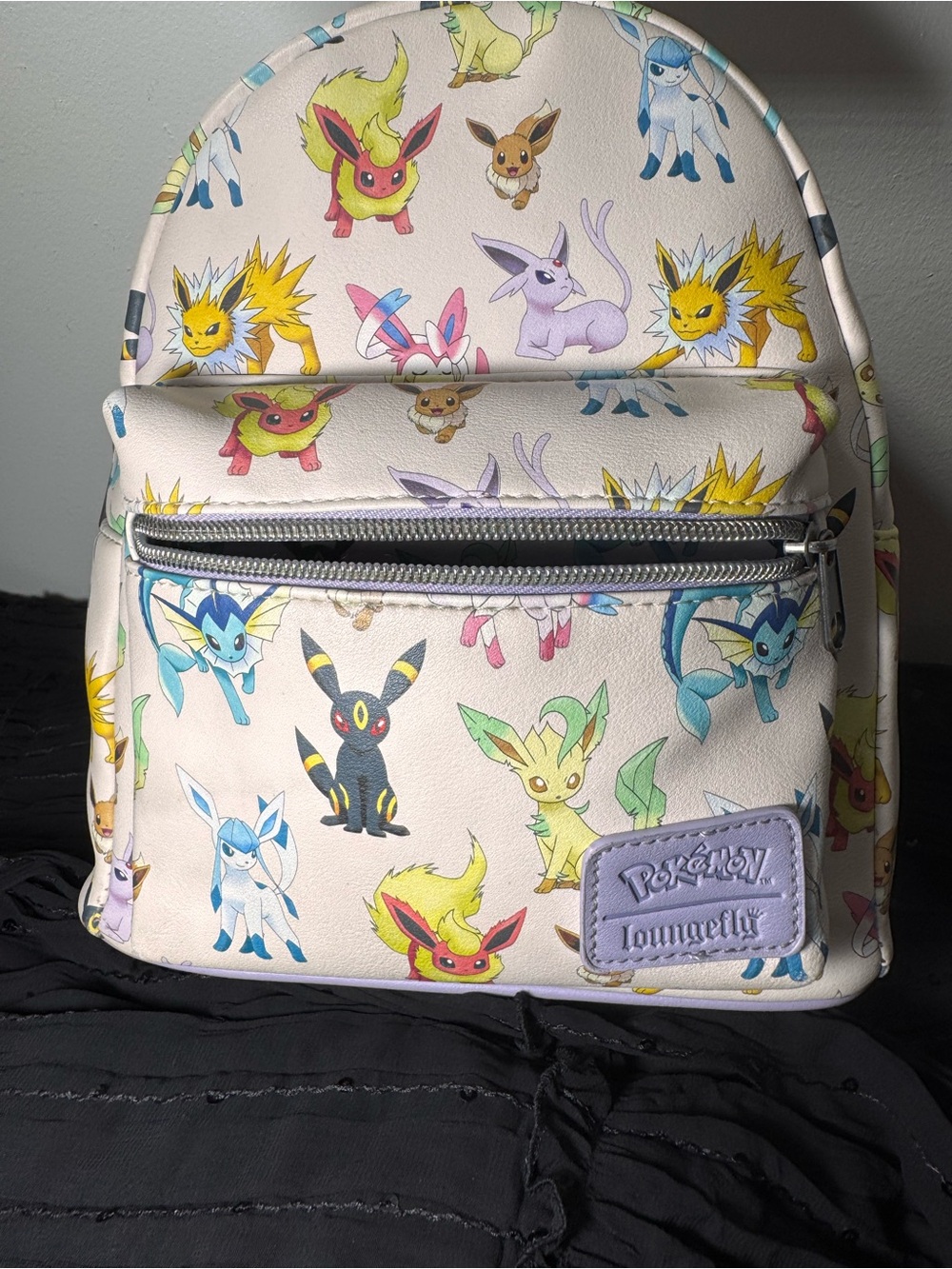 LOUNGEFLY POKEMON eevee evolutions EEVEELUTIONS water color MINI BACKPACK - Picture 12 of 16